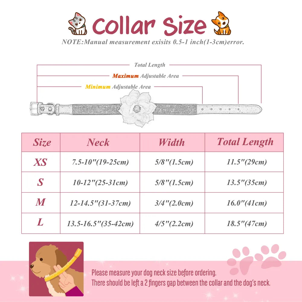 Crystal Floral Collar