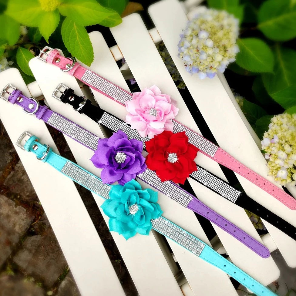 Crystal Floral Collar